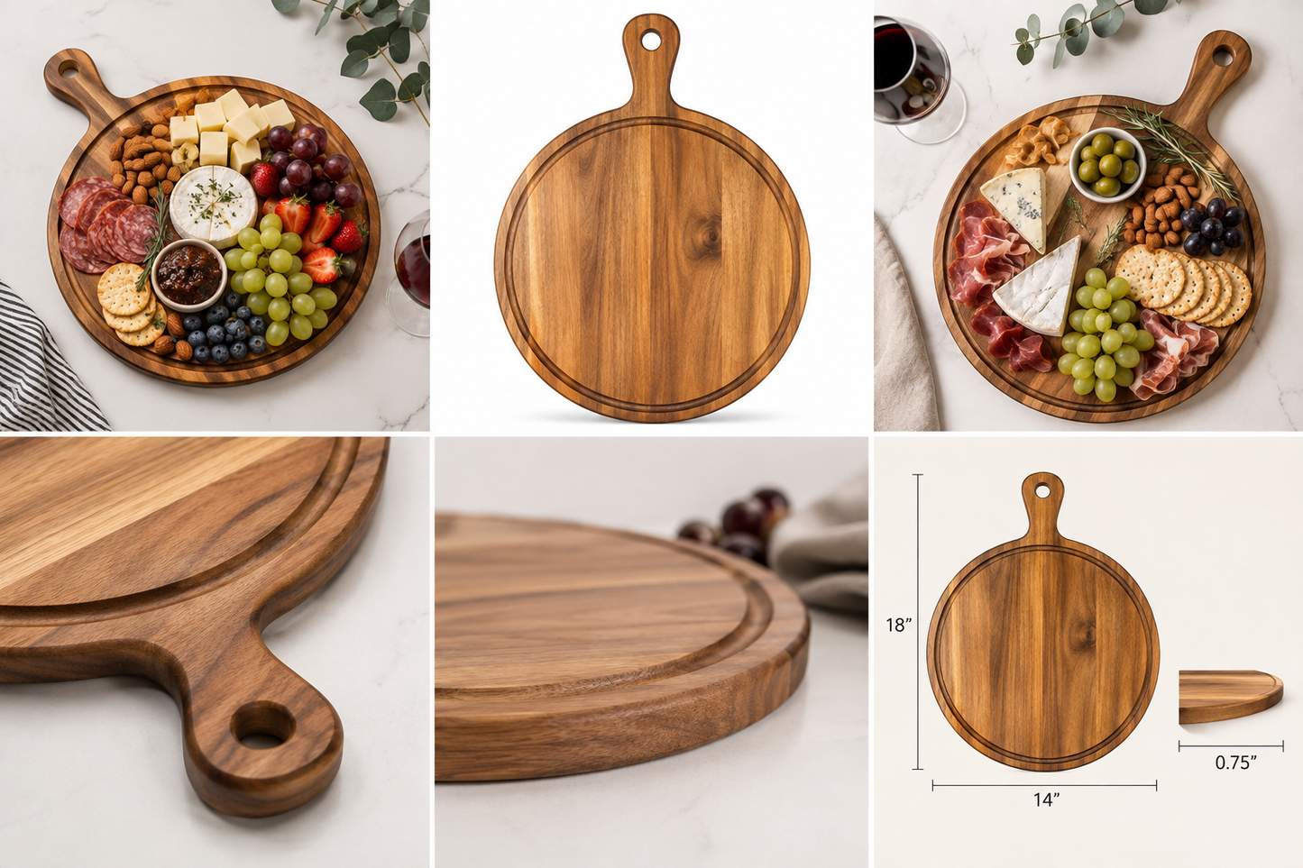 Wooden Charcuterie Board